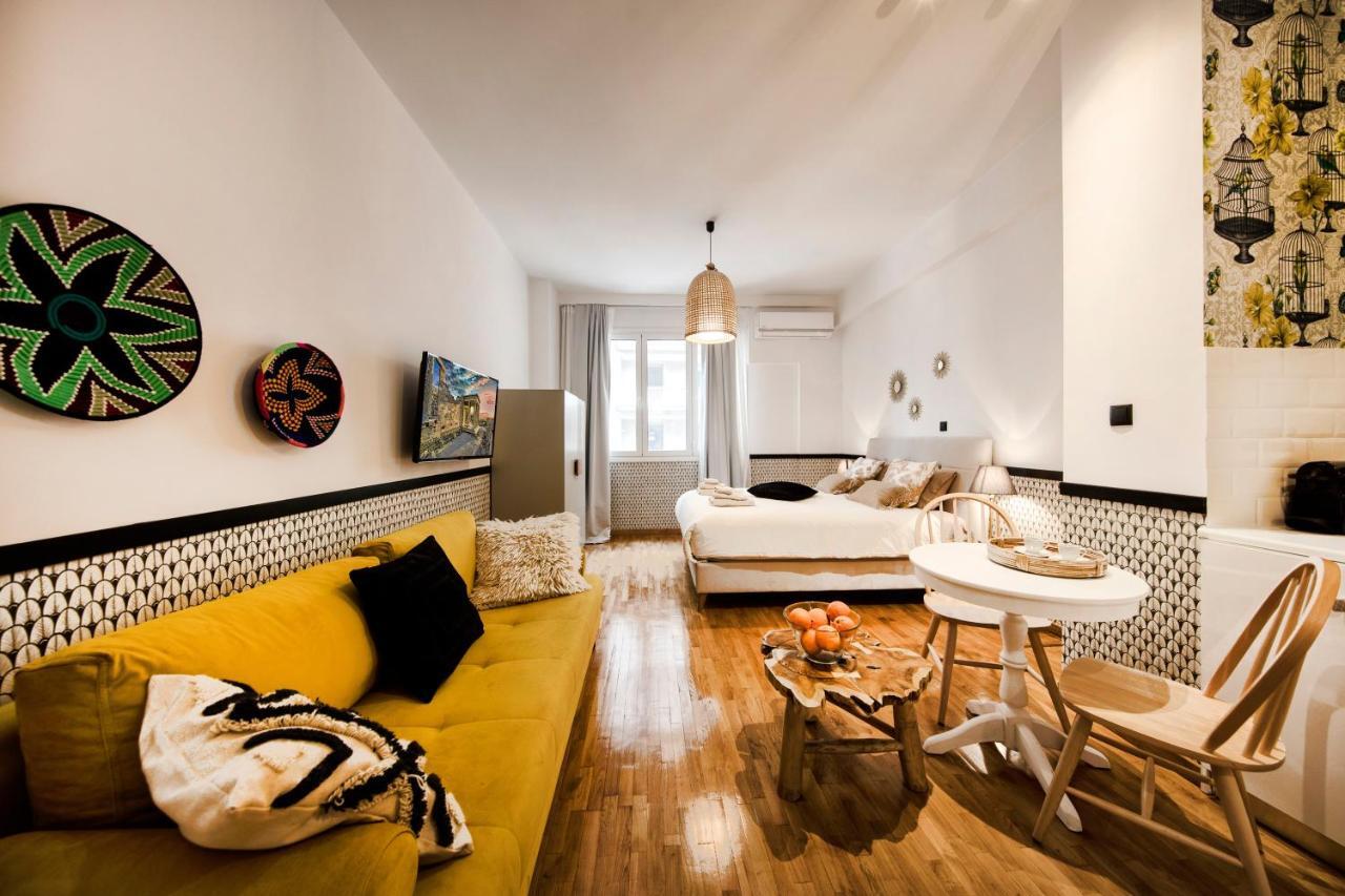 Apartamento estudio de 36 m² en Omonia, con 1 baño privado. Atenas Exterior foto